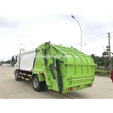 Dongfeng solo puente 14cbm camión de basura de compresión